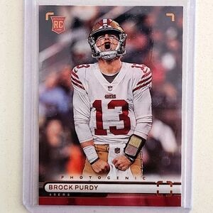 Brock Purdy Photogenic Rookie Football Card